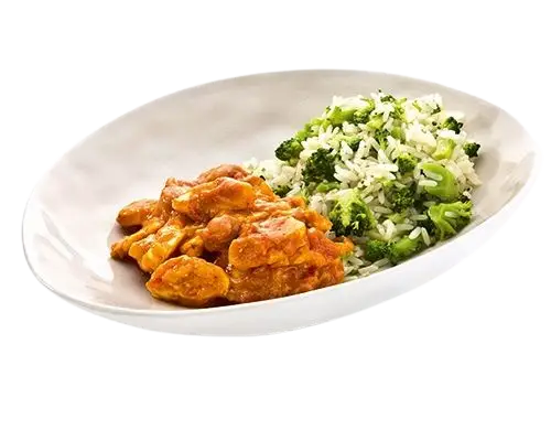 Hähnchen mit Brokkoli-Reis von Meiks Catering München